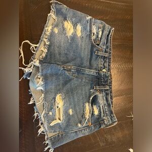 *SOLD* Abercrombie & Fitch Low Rise Denim Shorts